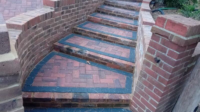 buckinghamshiire block paved driveway steps 4