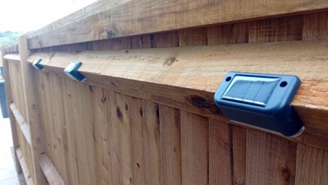 rear garden borders fencing turf 09