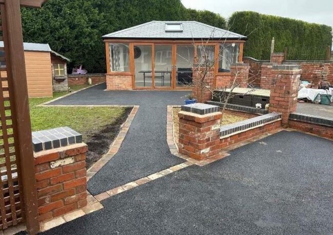high wycombe tarmac pathway patio block paving 12