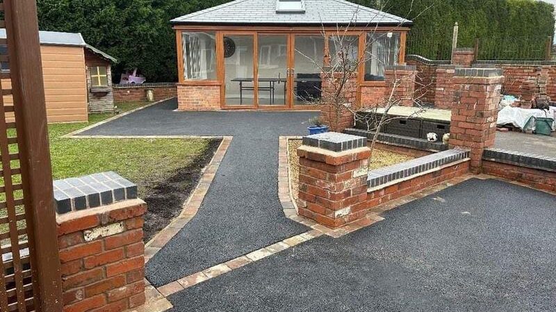 high wycombe tarmac pathway patio block paving 12