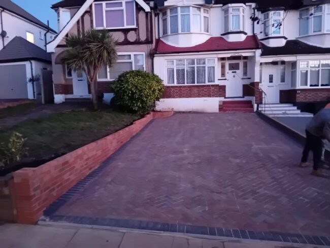 large front driveway block paving 10
